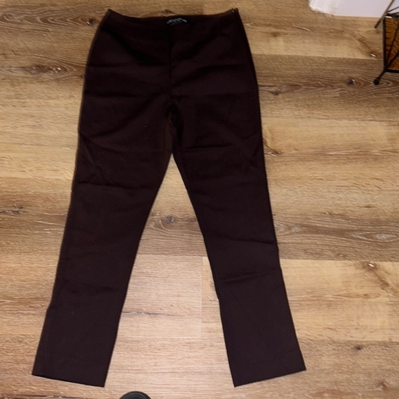 LUXE by Eric Signature Brown Stretchy Dress Slacks - Picture 6 of 7